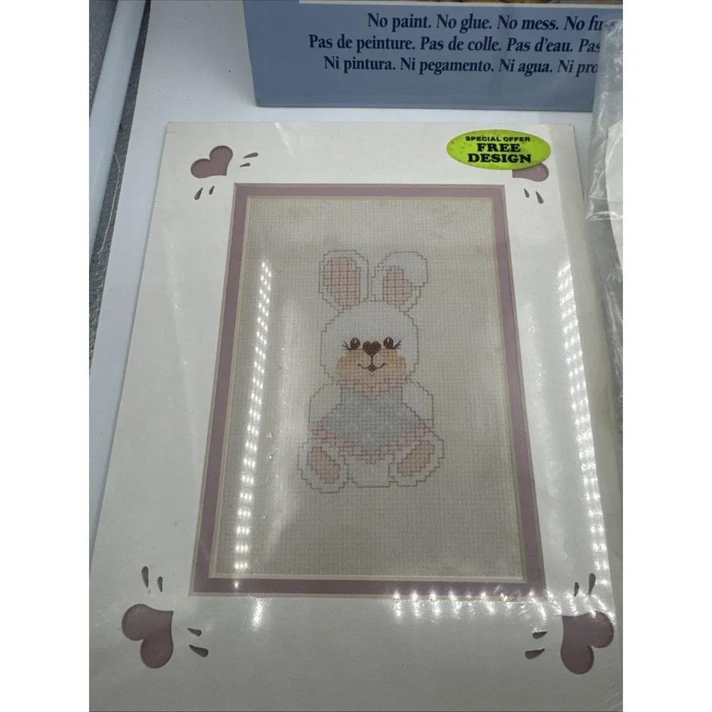 Lot‎ Of Vintage Crafts Cross Stitch Decorative Transfers Teddy Bunny